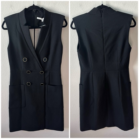 Veronica Beard Doreen Suit Black Mini Dress SZ US 4 - Picture 5 of 8